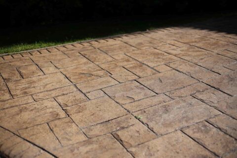 Imprinted Concrete Driveway Chingford